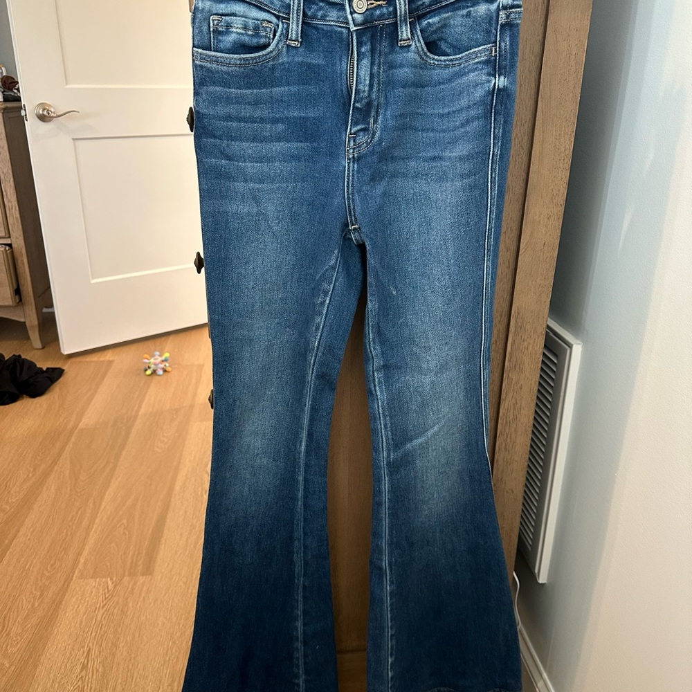 Flying Monkey Dark Blue Flare Jeans